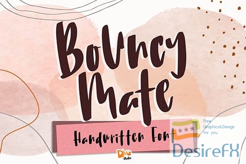 Bouncy Mate Quirky Font