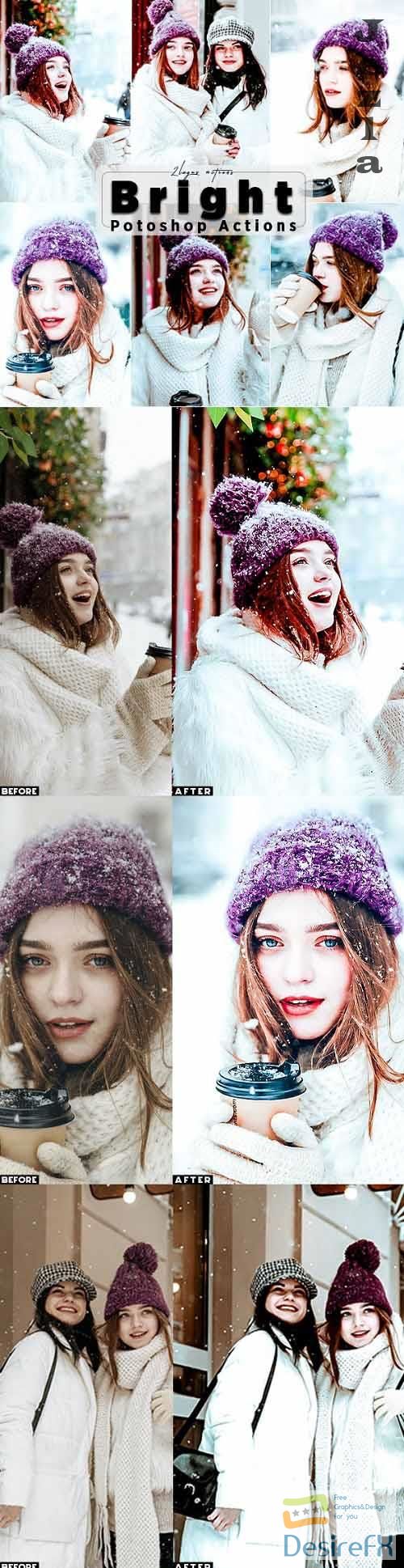 Bright Winter Photoshop Actions - 29801972