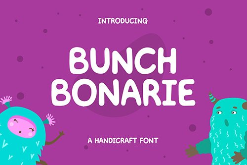 Bunch Bonarie Sans Serif Font