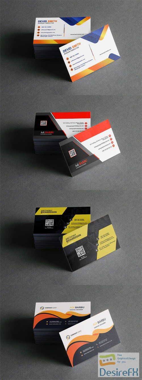 Business Card Photoshop PSD Mockup Template