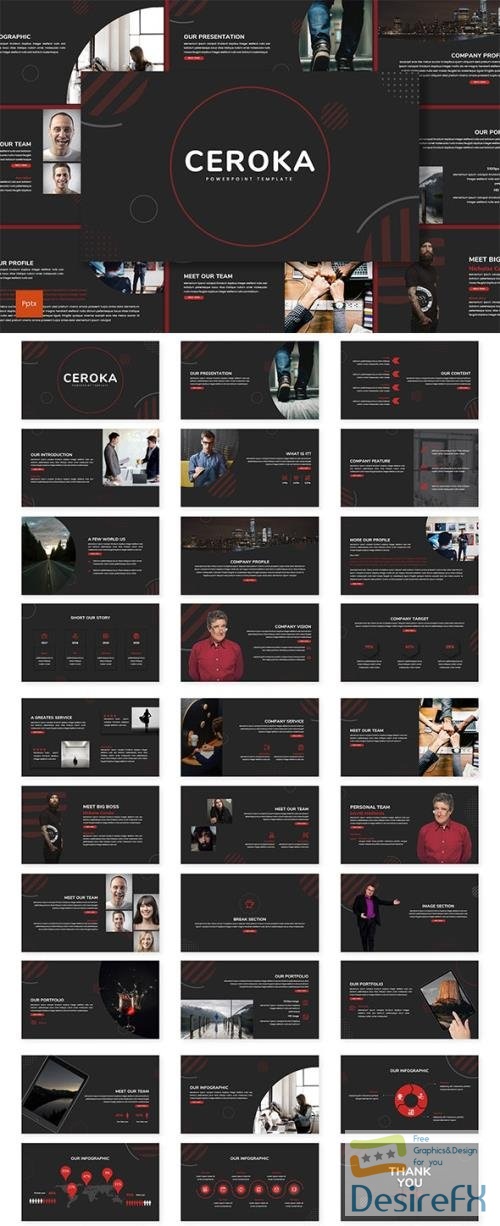 Ceroka - Business Powerpoint, Keynote and Google Slides Template
