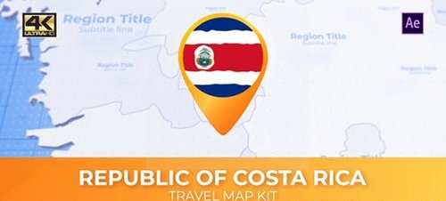 Costa Rica Map - Republic of Costa Rica Travel Map 29973955