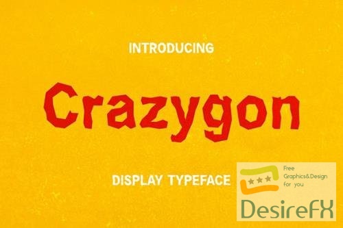 Crazygon - Display Typeface