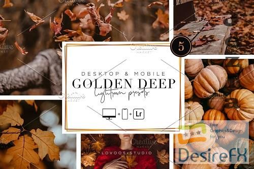CreativeMarket - Golden Deep - Lightroom Presets 5200047