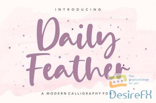Daily Feather Script Font YH