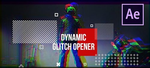 Dynamic Glitch Opener | After Effects 22112427