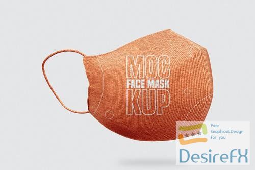 Face Mask Mockup - Vol 01 PSD