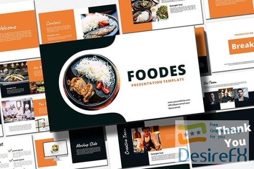 Foodes - Powerpoint, Keynote and Google Slides Template