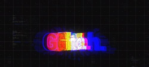 Glitch Cyberpunk Logo 24833904