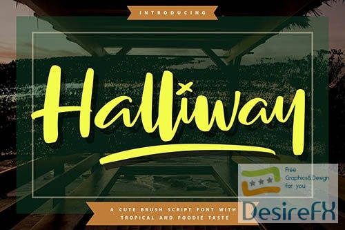Halliway | Brush Script Font