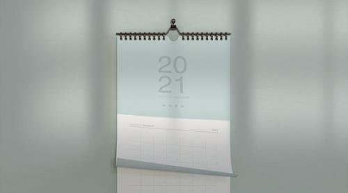 Hanging Calendar Mockup