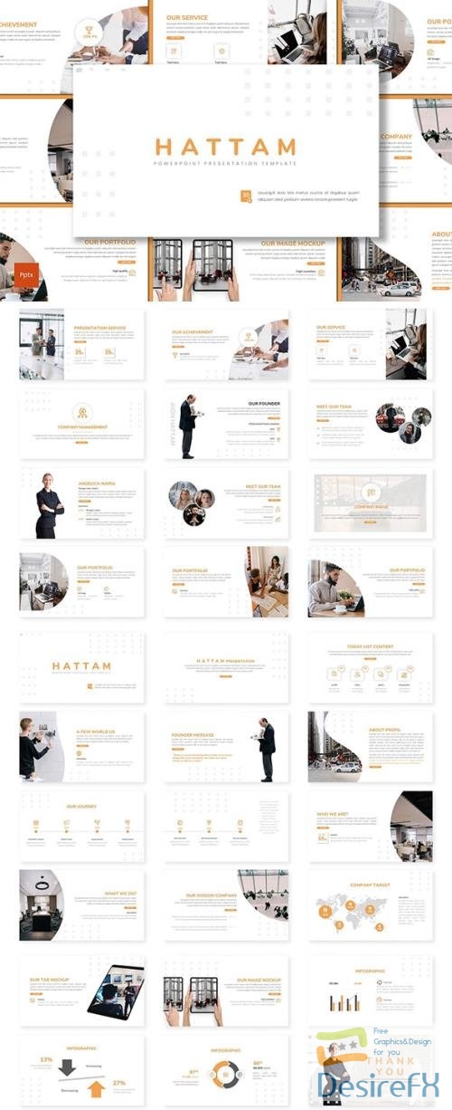 Hattam - Business Powerpoint, Keynote and Google Slides Template