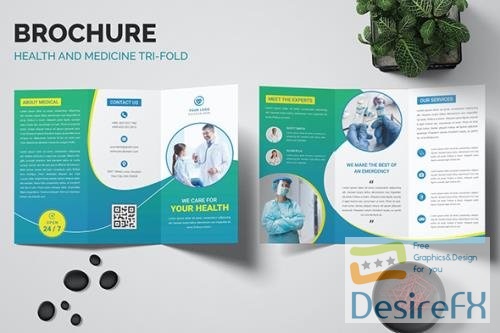 Health Care Medicine Trifold Brochure