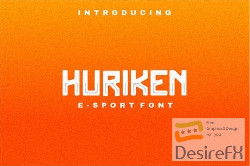 Huriken E-Sport Font