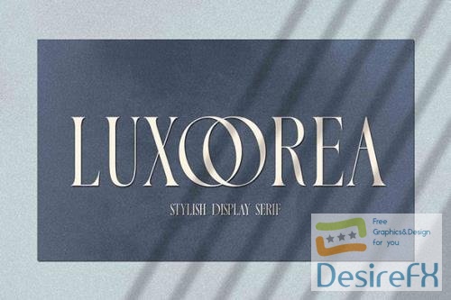 Luxoorea - Stylish Display Serif