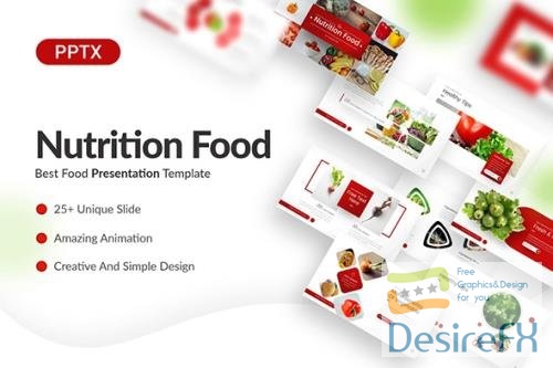 Nutrition Food Presentation Powerpoint Template