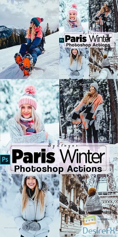 Paris Winter Photoshop Actions