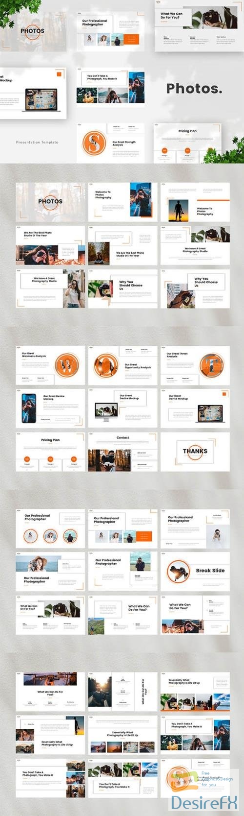 Photography Powerpoint, Keynote and Google Slides Template