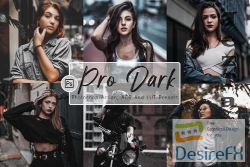 Pro Dark Photoshop Action, ACR and LUT