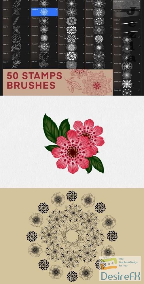 Procreate Mandala Stamps Brush