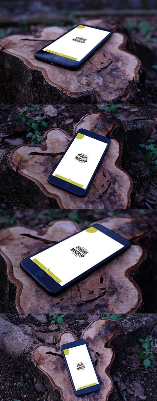 Realistic Iphone Mockup