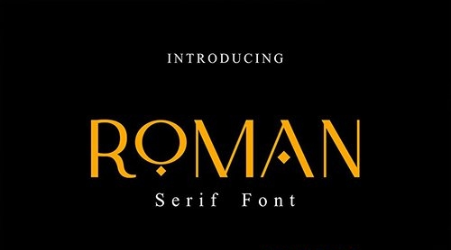 Roman | Modern Serif Font