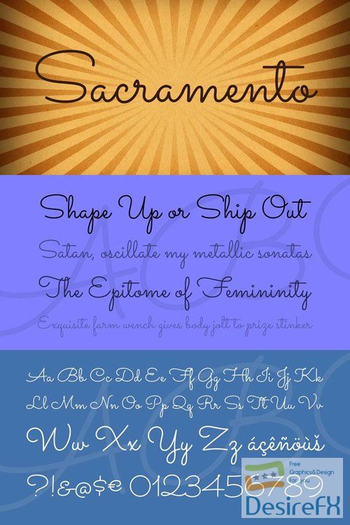 Sacramento Script Typeface
