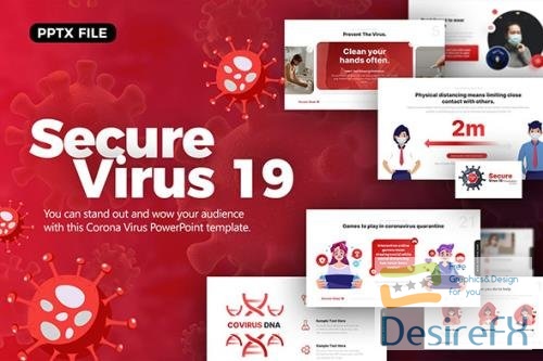 Secure Virus 19 Medical Powerpoint Template