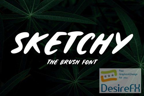 Sketchy - The Brush Font