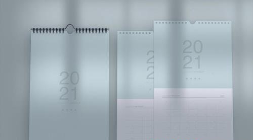 Spiral Calendars Mockup.