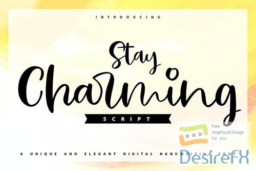 Stay Charming | Script Handwriting Font