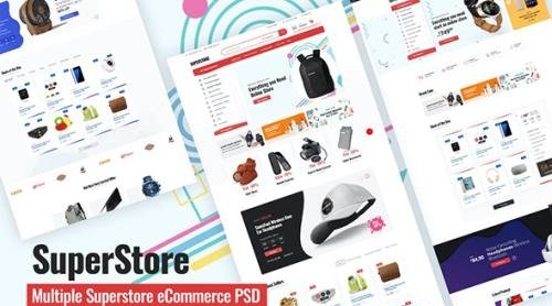 Superstore - Multiple Superstore eCommerce PSD
