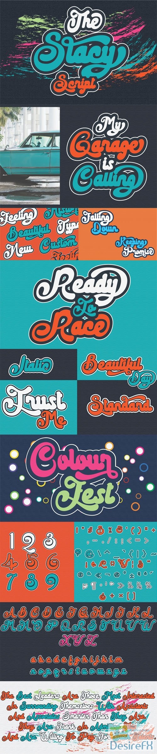 The Stacy - Retro Styled Script Font 2-Weights