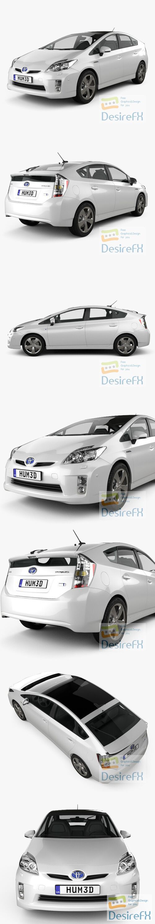 Toyota Prius 2010 3D Model