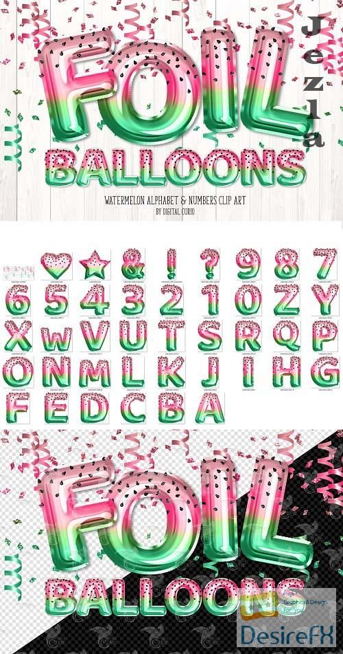 Watermelon Foil Balloon Alphabet - 5760814