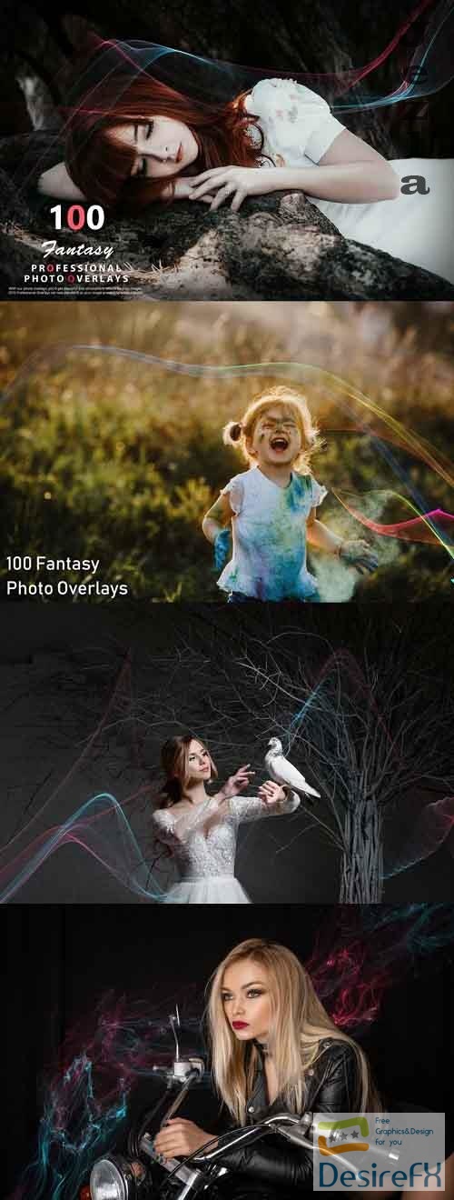 100 Fantasy Photo Overlays - 992793