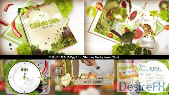 Videohive Cooking TV Show Pack | Journal 22751769