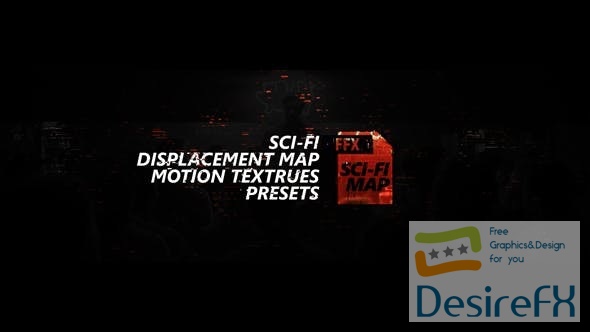Videohive Sci-fi Displacement Map Motion Textrues Presets 27187546
