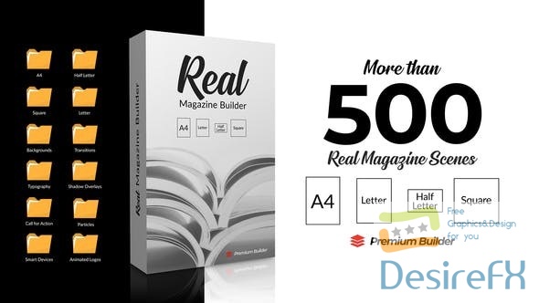 Videohive Real Magazine Builder for Element 3D 29703858
