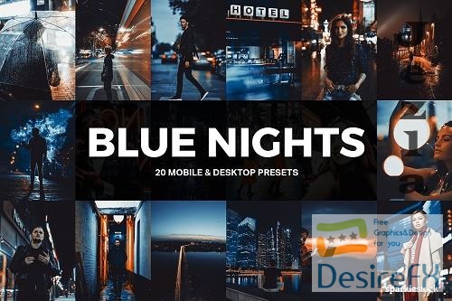 20 Blue Nights Lightroom Presets - 4954407