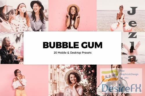 20 Bubble Gum Lightroom Presets and LUTs