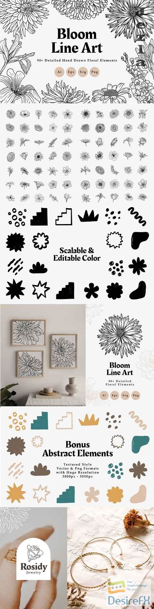 90+ Bloom Line Art - 5845579