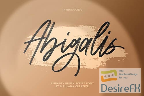Abigalis Beauty Brush Script Font