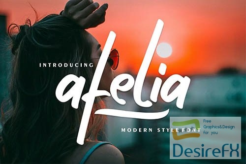 Afelia | Modern Style Font