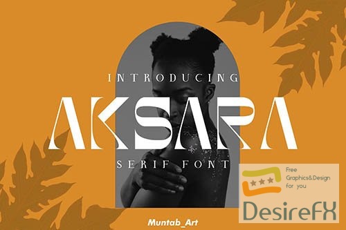 Akasara | Modern Serif font