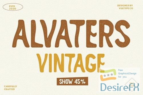 ALVATERS - Hand Drawn Font 5842184