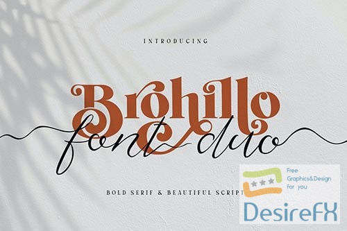 Brohillo Font Duo
