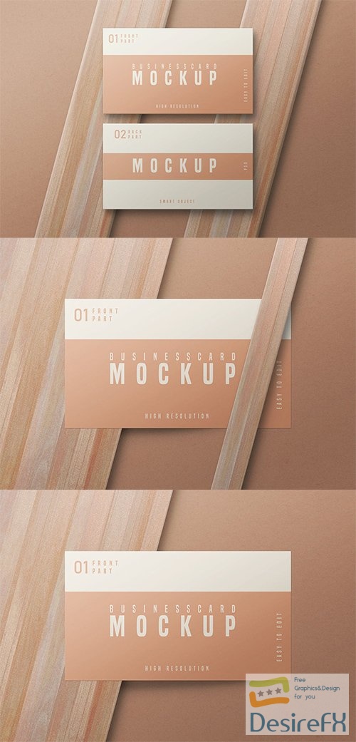 Business Card Mockup - Vol 08 PSD