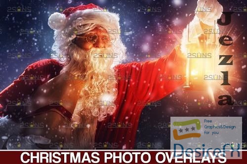 Christmas overlay &amp; Sparkler overlay, Photoshop overlay - 1132934