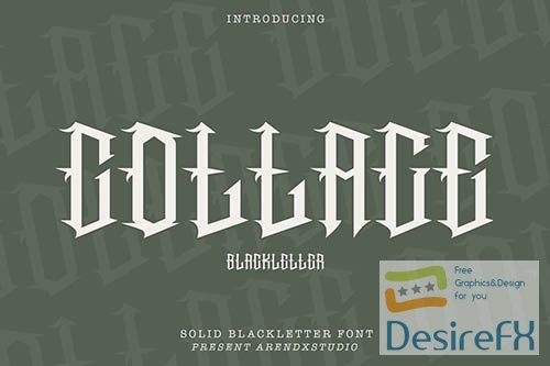 Cottage - Blackletter Font